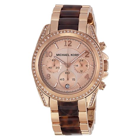 michael kors rose gold watch green face|rose gold watch with numbers.